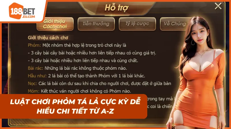 Phỏm Tá Lả – Luật Chơi, Mẹo Hay Và Kinh Nghiệm Thắng Lớn Tại 188BET