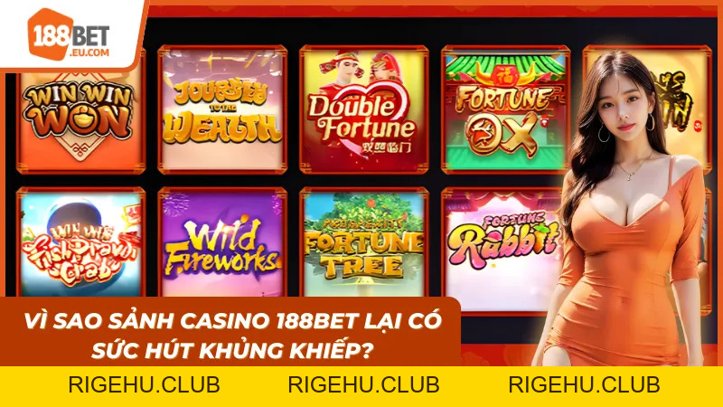 Casino 188Bet: Thiên Đường Slot Game & Nổ Hũ Đổi Thưởng Xanh Chín Nhất 2026