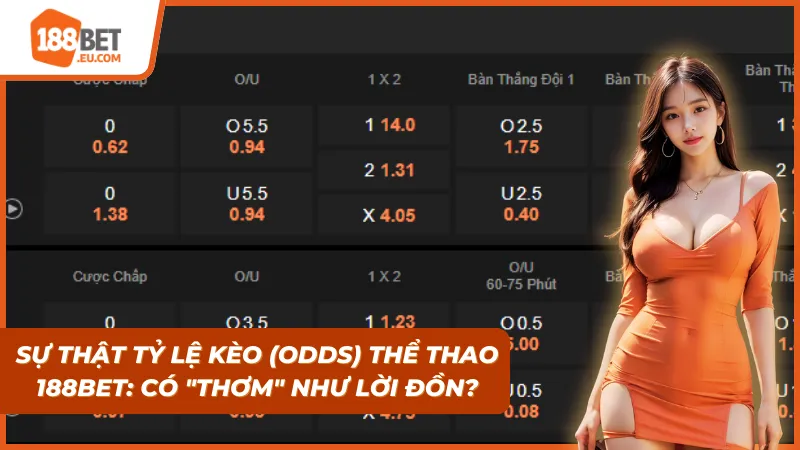 Thể Thao 188Bet: Đánh Giá Tỷ Lệ Kèo & Bí Kíp Bắt Kèo 