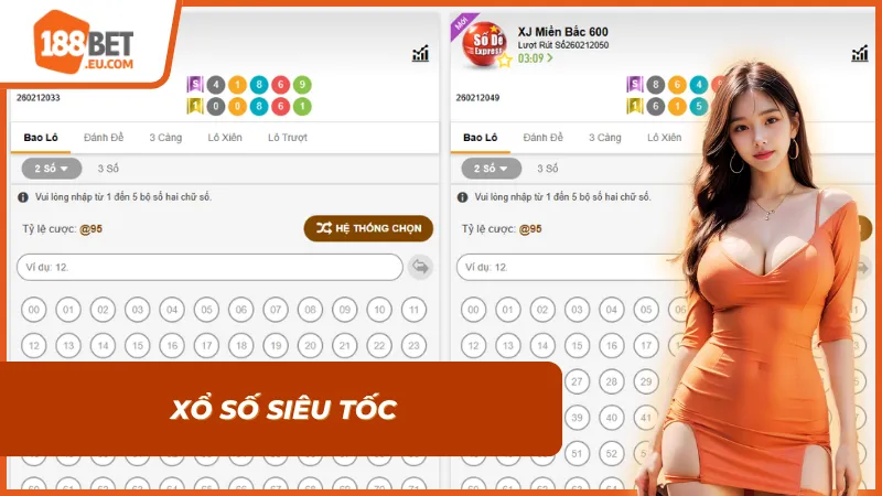 Xổ Số 188Bet: Ghi Lô Đề Trực Tuyến Tỷ Lệ 1 Ăn 99.5 - Chuẩn Xác & Sòng Phẳng 2026